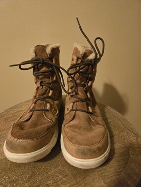 The SOREL Women's Explorer Next Joan Waterproof Suede Boot